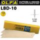 OLFA Double Segmented Heavy Duty Blades Lbd-10 10/pack 18mm